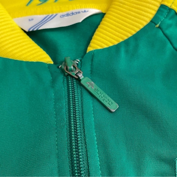 Adidas Woman’s Brazil Soccer 1974 World Cup Full Zip Track Top - Small - 2010 - Picture 5 of 13
